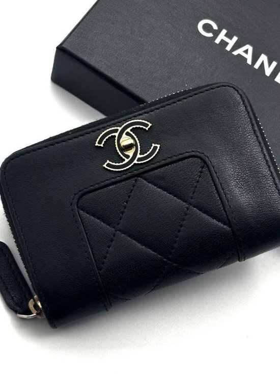 Chanel Handbags - Chanel Wallet Mademoiselle Round Zip Coin Purse